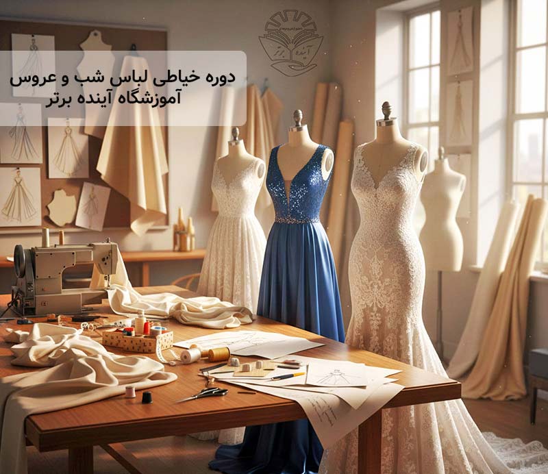 دوره-الگوسازی-و-دوخت-لباس-شب-و-عروس